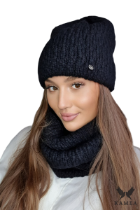 LAMIA-KOMPLET damski zimowy kolor czarny