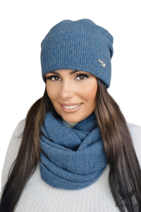 PENE KOMPLET damski zimowy kolor turkusowy