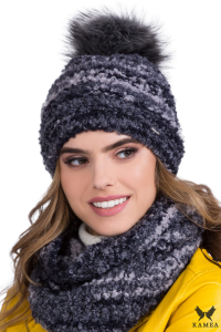 MANTA czapka damska kolor granatowy