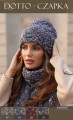 Zimowa  Czapka Damska Kolor Jeans Kamea-Dotto