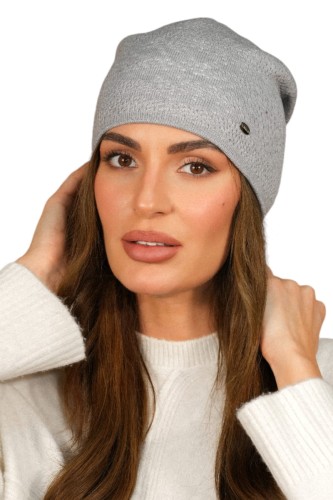 Zimowa Czapka Z Wiskozą , Nie Uczula Kolor Szary Kamea-Narcyz