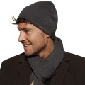 Czapka męska wełniana KAMEA LUCAS, grafit