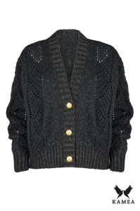 KARMEN kardigan kolor grafitowy-lux