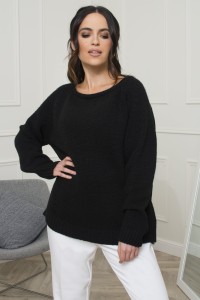 MIRRA sweter kolor  czarny
