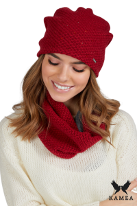 MUSCA KOMPLET damski zimowy kolor czerwony